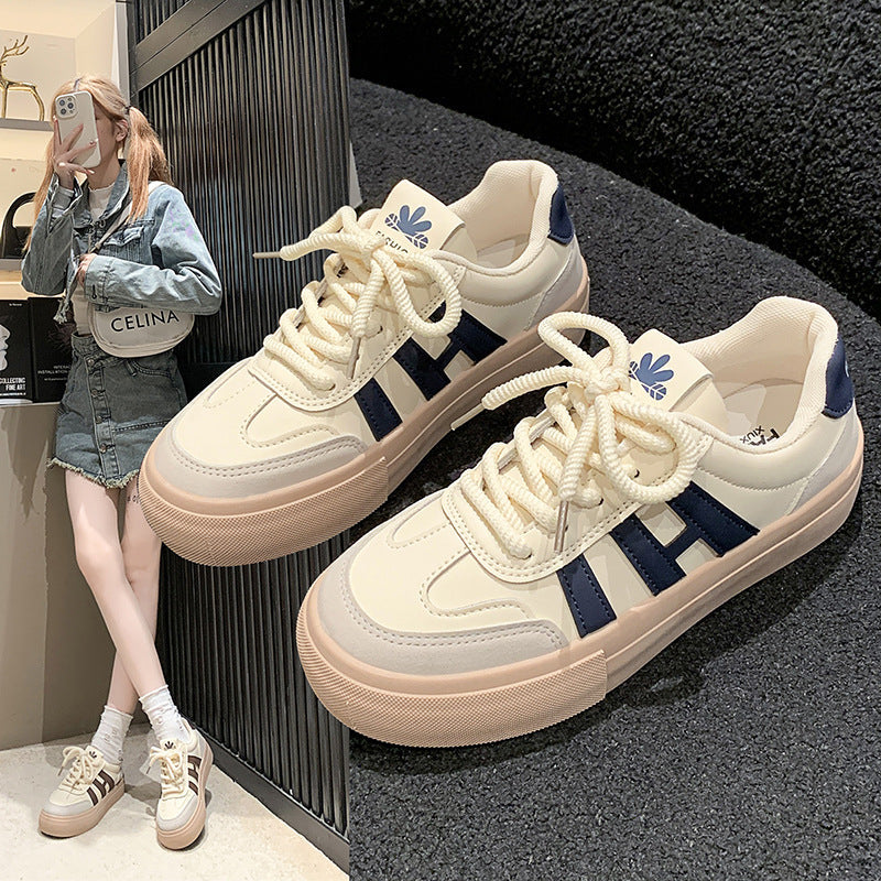 Damen Sneaker Sportlich Leder Wildleder Laufschuhe - BerlinGlamour