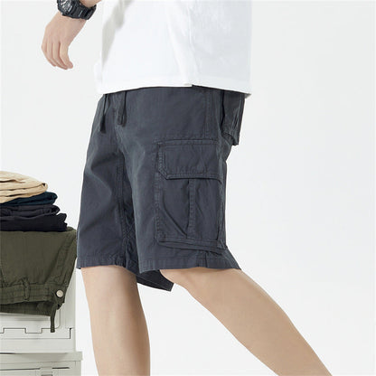 Herren Cargo Shorts Leicht Bequem Mit vielen Taschen