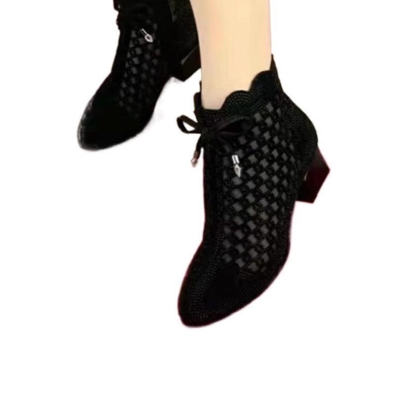 Damen Stiefeletten Atmungsaktiv Netzoptik Heidi Chic
