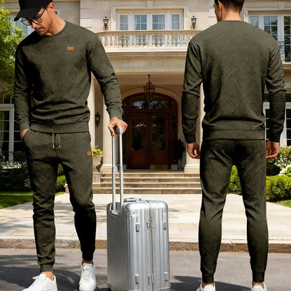 Herren Sweatanzug Eleganter Freizeitanzug Hochwertig Modern