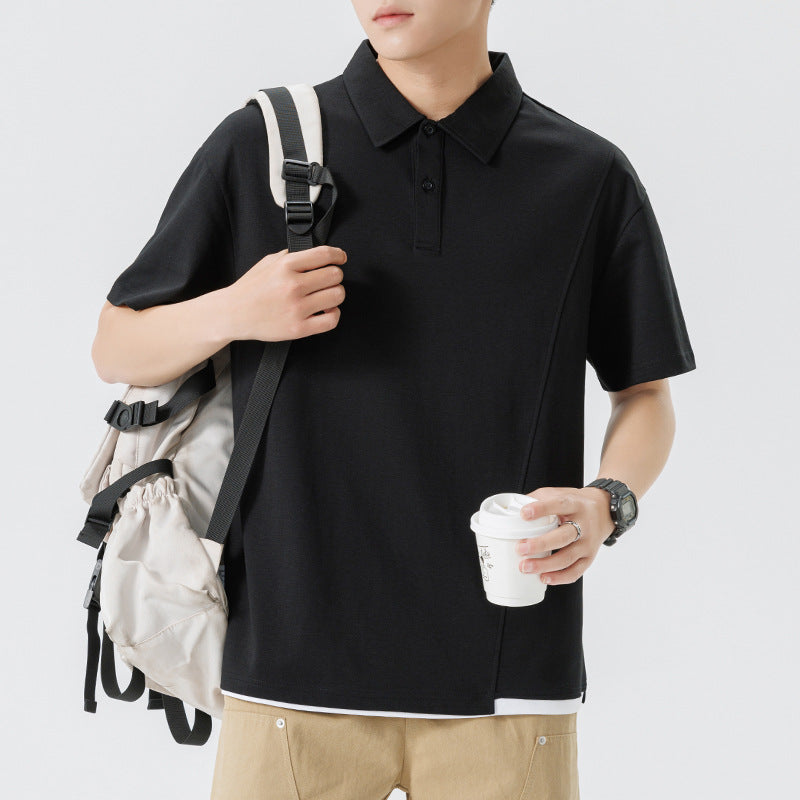 Polohemd Herren Modern Slimfit Elegant