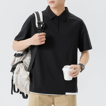 Polohemd Herren Modern Slimfit Elegant