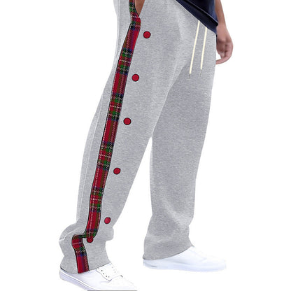 Herren Cargo-Hose Lässig Mit Druckknöpfen Moderne Muster