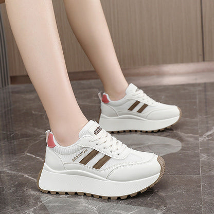 Damen Sportliche Plateau Sneaker Hoch Modern Frauen Schuhe