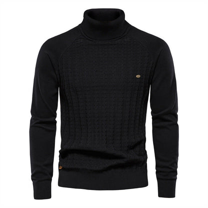 Herren Strickpullover mit modischem Stehkragen und strukturiertem Design BerlinGlamour, der perfekte Begleiter für jeden urbanen Abenteuer, wird dein neuer Titel sein: St