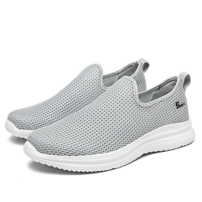 Damen Slip-On Schuhe Atmungsaktiv Rutschfest Freizeit