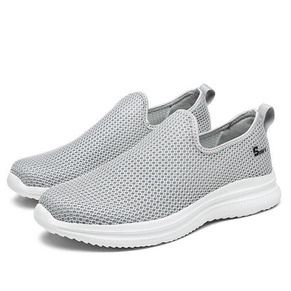 Damen Slip-On Schuhe Atmungsaktiv Rutschfest Freizeit