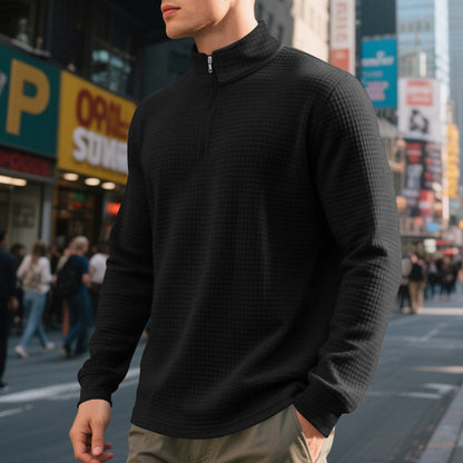 Herren Pullover Sportlich Hochkragen Modern Damenschuhe