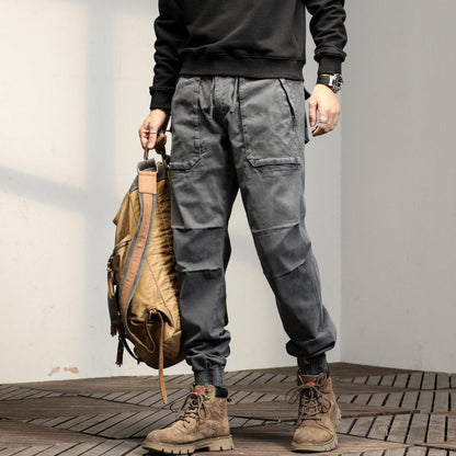 Herren Cargo-Hose Multifunktional mit verstellbarem Bund Outdoor