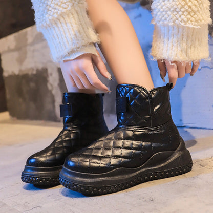 Damen Winterstiefel Warm Gefüttert Schnee Boots