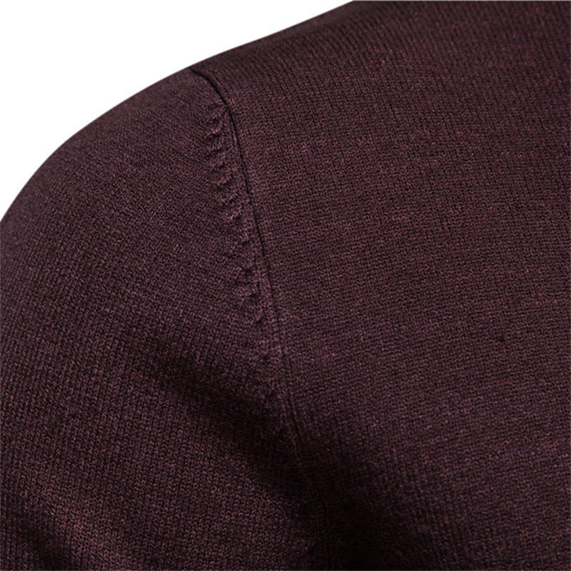 Wollrollkragenpullover Herren Warm Modern Qualität