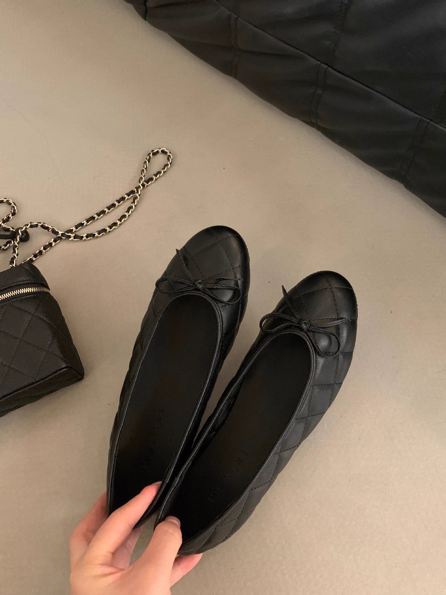 Damen Ballerinas Elegante Schuhe Klassisch Mit Zierborte