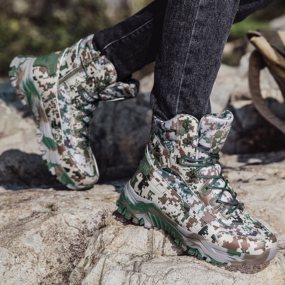 Herren Wanderstiefel Outdoor Knöchelschutz Rutschfest