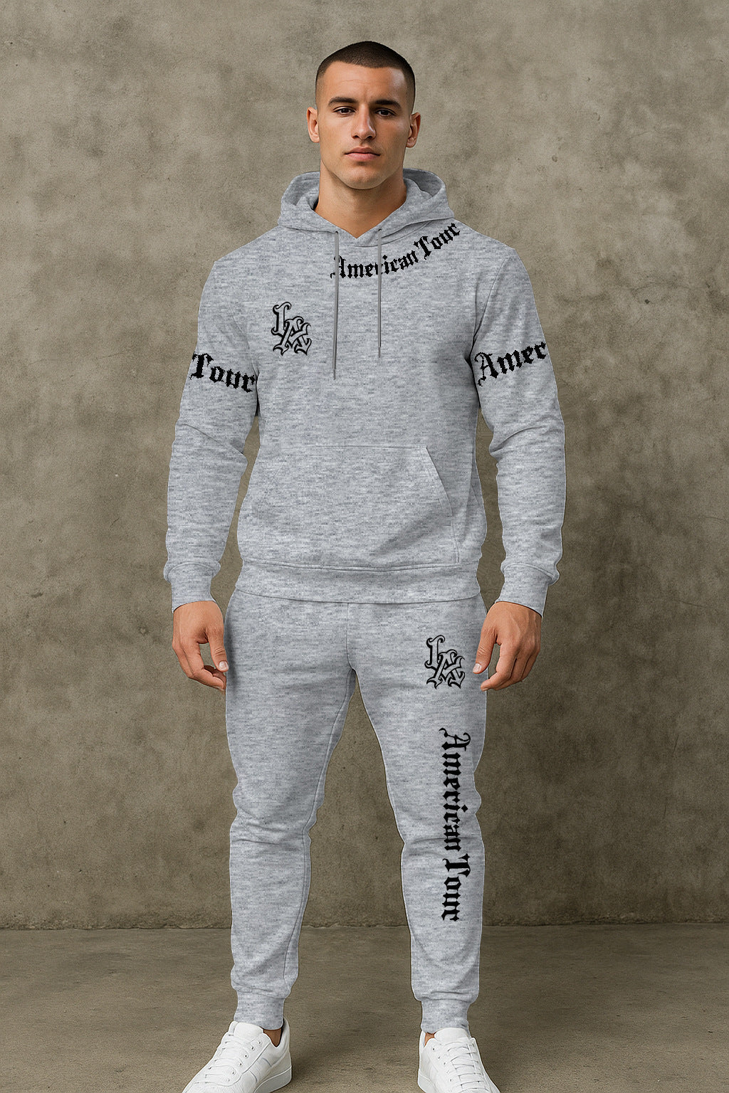 Herren Hoodie Set Jogginghose Streetwear Sportlich