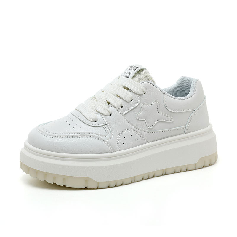 Damen Sneaker Hochplateau Atmungsaktiv Sportlich - BerlinGlamour