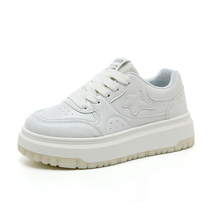 Damen Sneaker Hochplateau Atmungsaktiv Sportlich - BerlinGlamour