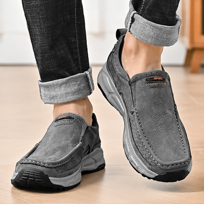 Damen Leder Slipper Bequem Atmungsaktiv Perforiert