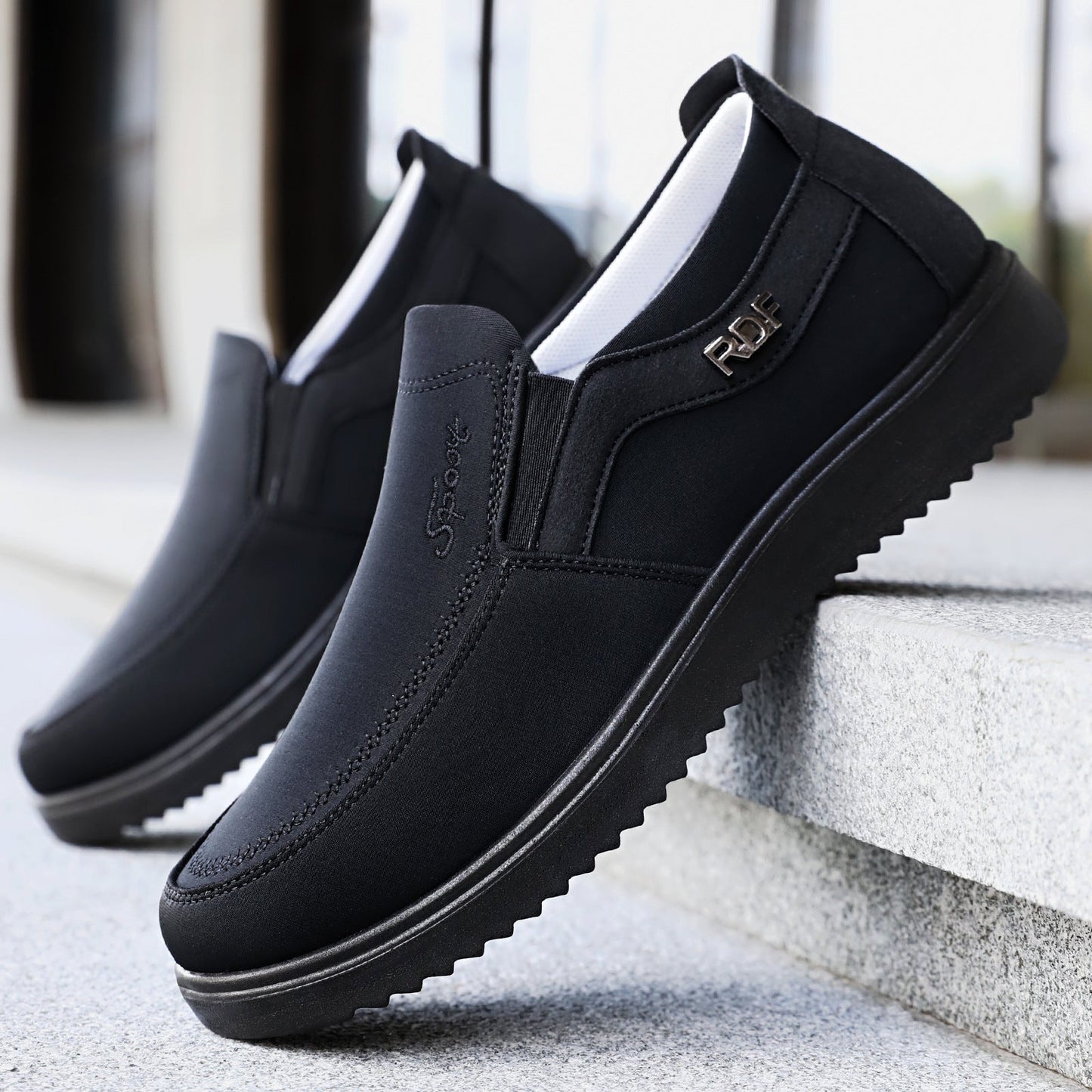 Damen Schuhe Slip-On Elegante Stretch Bequem Rutschfest