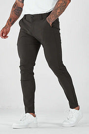 Herren Slim Fit Hosen Stretch Chinohosen Modern