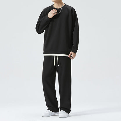 Herren Sweatshirt Hose Set Oversized Sportlich