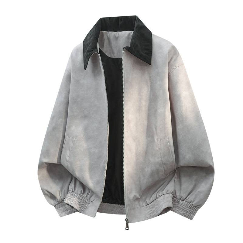 Herren Übergangsjacke Modern Schnitt Funktions Taschen