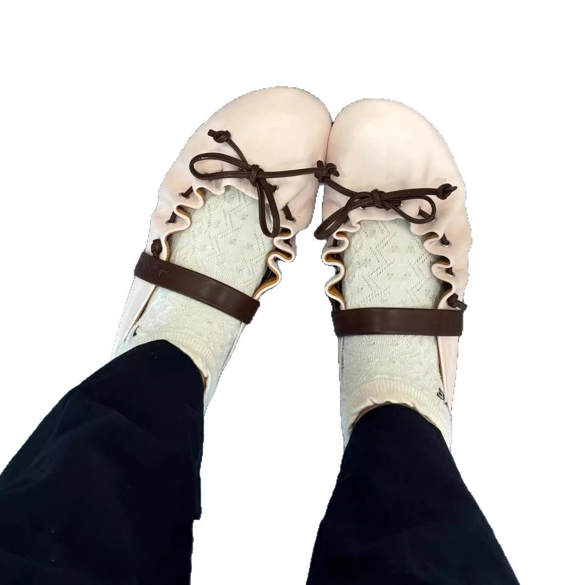 Damen Ballerinas Elegante Rutschfeste Sohle Modisch