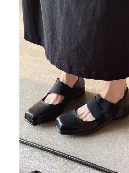 Damen Ballerinas Weich Bequem Elastisch