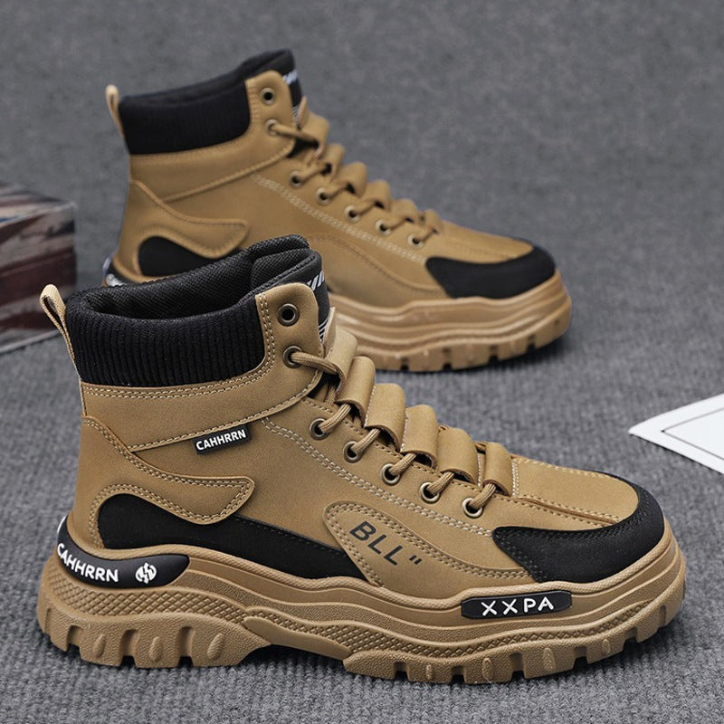 Herren Outdoor Sneaker Robust Verstärkte Sohle Wander Schuhe