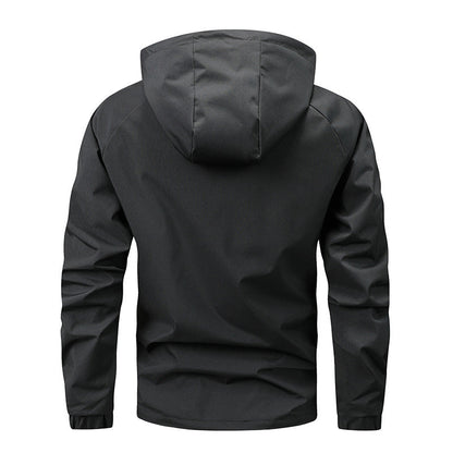 Herren Windbreaker Jacke Wasserdicht Sportlich