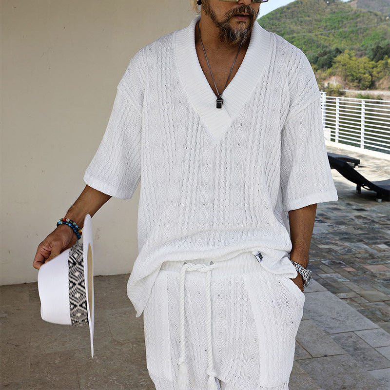 Herren Strandoutfit Atmungsaktive Shorts Freizeit Bekleidung