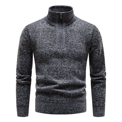 Herren Strickpullover Komfortabel Halbzipp Modisch - BerlinGlamour