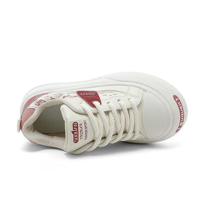 Damen Sneaker Sportlich Bequem Laufschuhe Urban