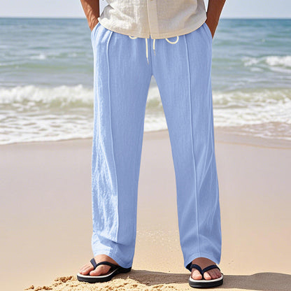 Lässige Herren Strandhose Sommer Leicht