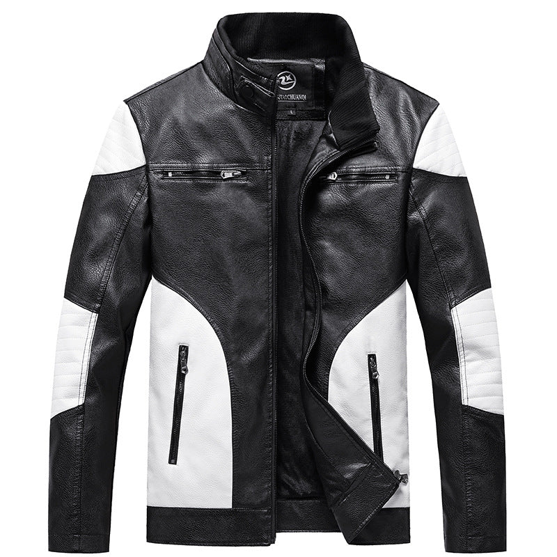 Lederjacke Herren Leder Schwarz Elegant - BerlinGlamour