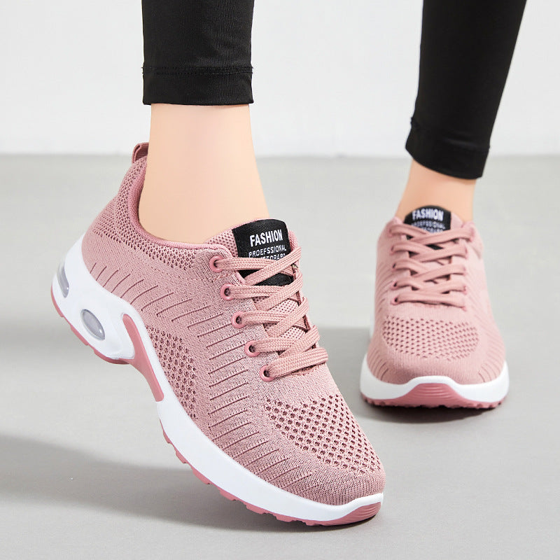 Damen Sneaker Atmungsaktiv Elastisch Komfortschuhe Sport