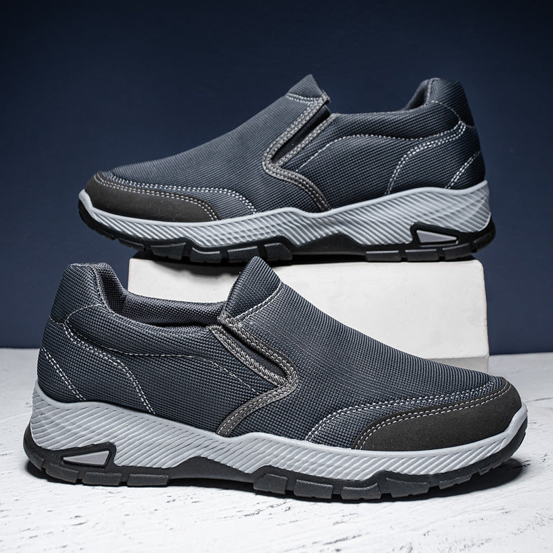 Damen Sportschuhe Bequem Slip-On Rutschfest Weiße Sneaker
