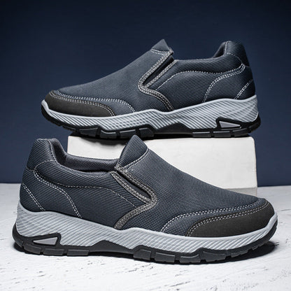 Damen Sportschuhe Bequem Slip-On Rutschfest Weiße Sneaker