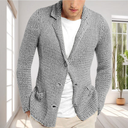 Herren Blazer Strick Modern Elegant - BerlinGlamour