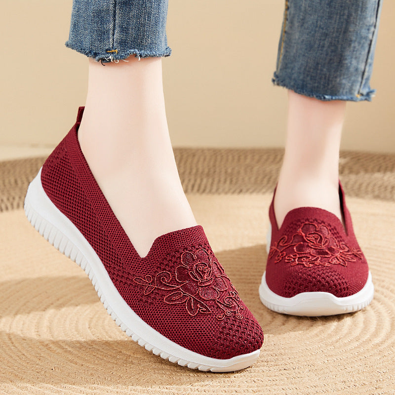 Damen Sneaker Bequem Slip-On Flora Style