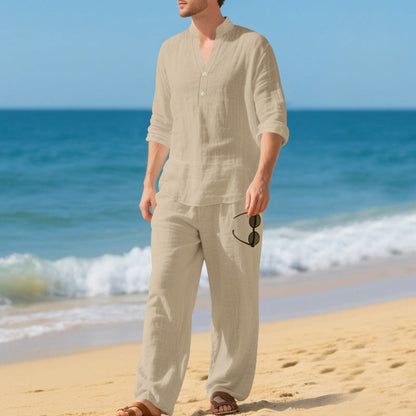 Herren Strandshorts Elastisch Knopfverschluss Bequem Sommer