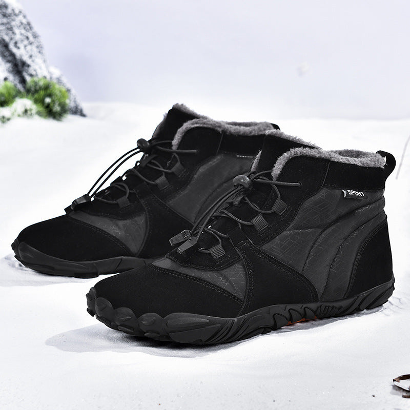 Damen Winterstiefel Wasserdicht Isolierend Sportlich Schwarz - BerlinGlamour
