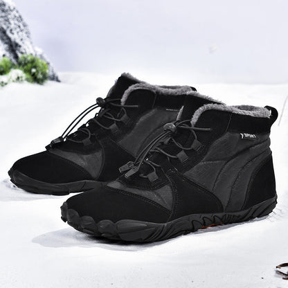 Damen Winterstiefel Wasserdicht Isolierend Sportlich Schwarz - BerlinGlamour