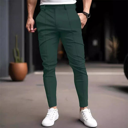 Herren Slim Fit Chino Hose Elastisch Vieltaschig Modern - BerlinGlamour