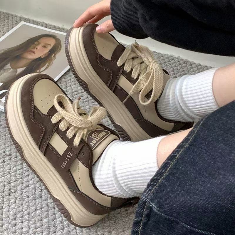 Damen Sneaker Bequem Chunky Sportlich Modisch