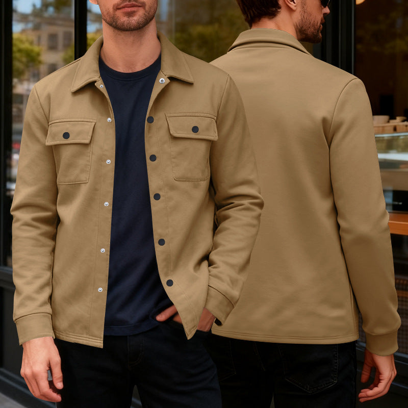 Herren Jacke Modern mit Taschen Wasserabweisend