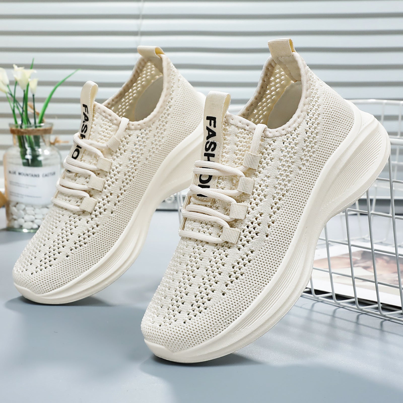 Damen Schuhe Leicht Atmungsaktiv Flexibel Sneaker Frauen - BerlinGlamour