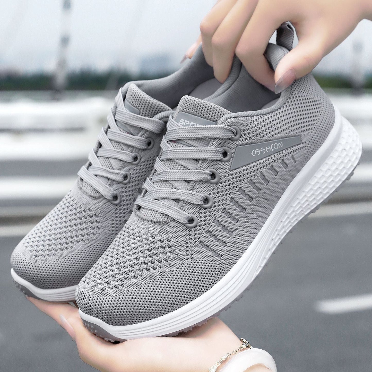 Damen SportSchuh Freizeit Schuhe Bequem Modisch