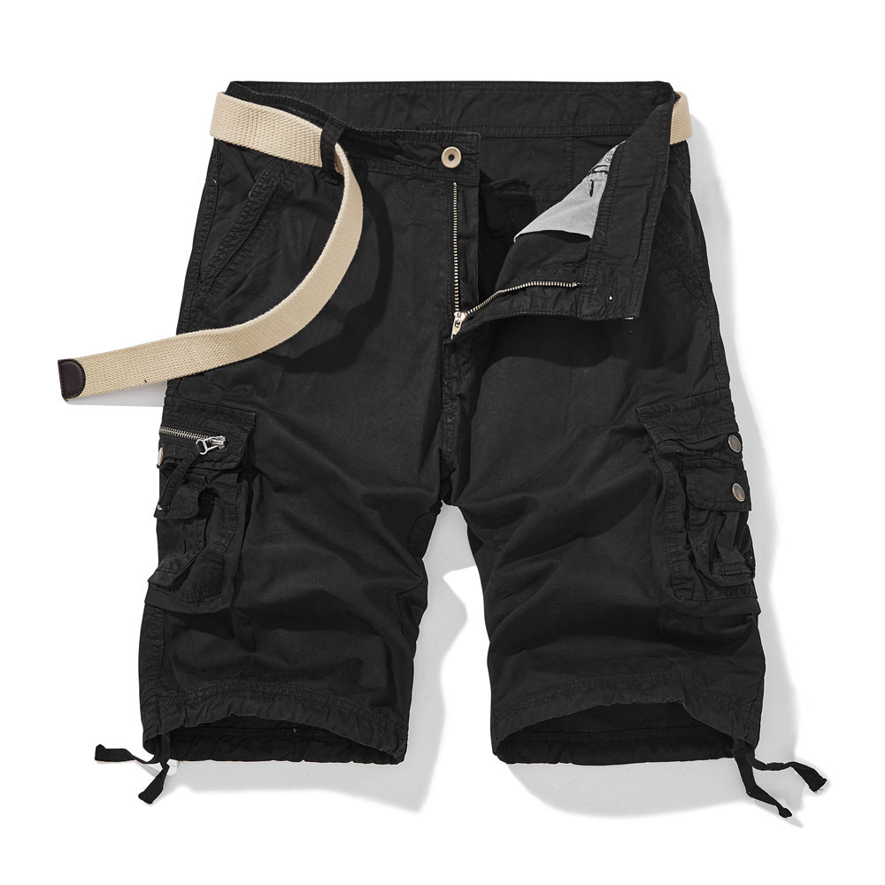 Herren Cargo Shorts Vielseitig Funktionstaschen Verstellbar