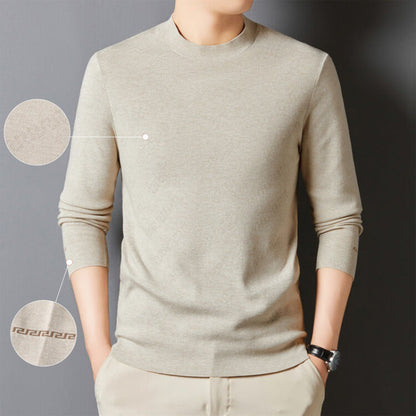 Herren Pullover Rundhals Eleganter Baumwolle Qualität