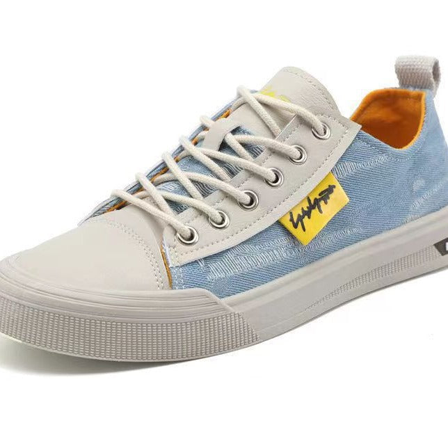 Damen Sneaker Sport Canvas atmungsaktiv Flexibles Laufsohle